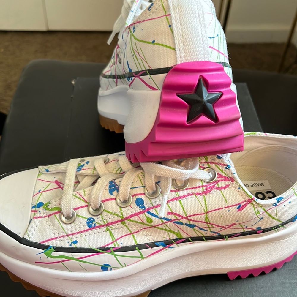 Converse Platform Sneakers (Splatter Paint)